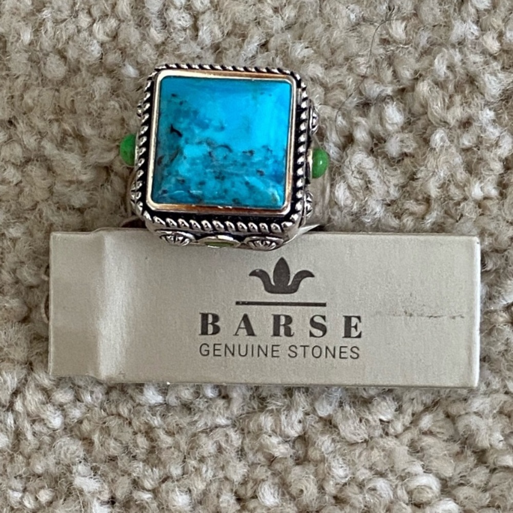 NEW Barse sterling silver turquoise ring